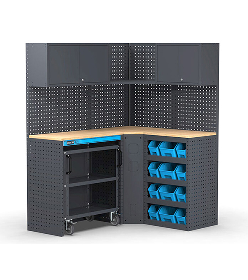  - Linea garage module 391G07 hoekopstelling - afm. 912/209/608x495x1900mmH